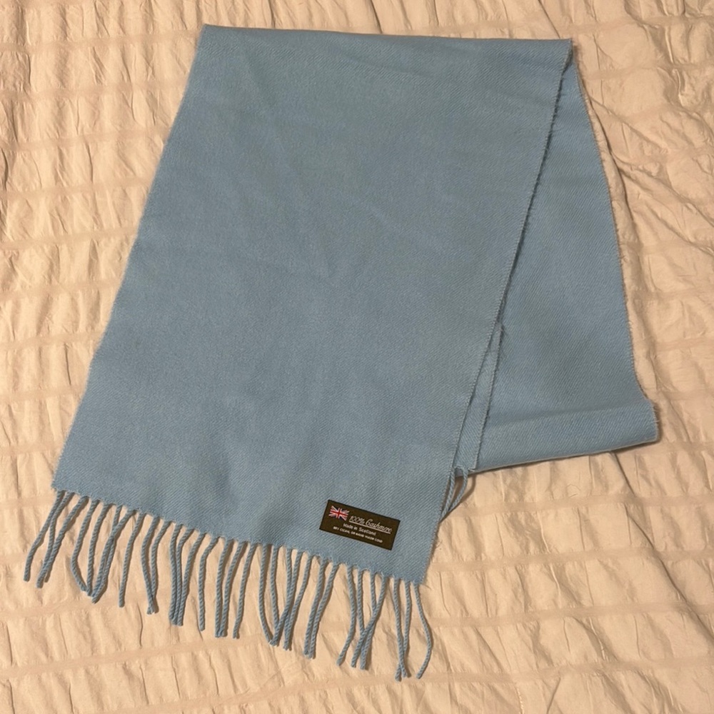 Light Blue Scarf